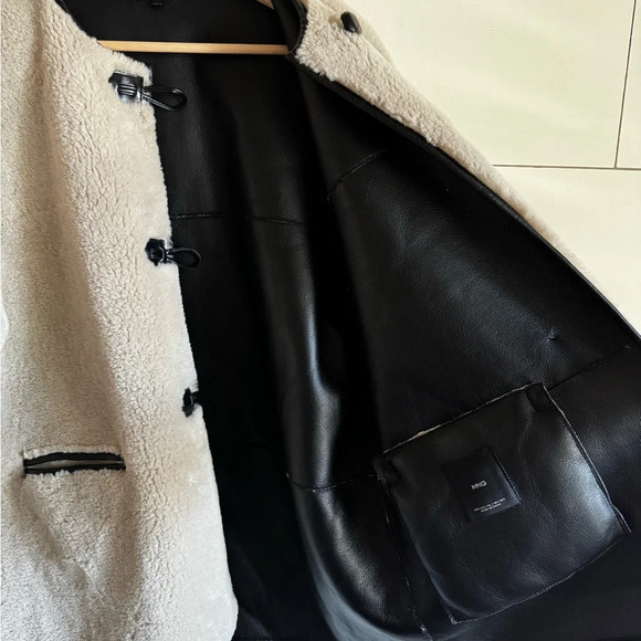 MANGO Faux Fur Coat - Picture 10 of 13